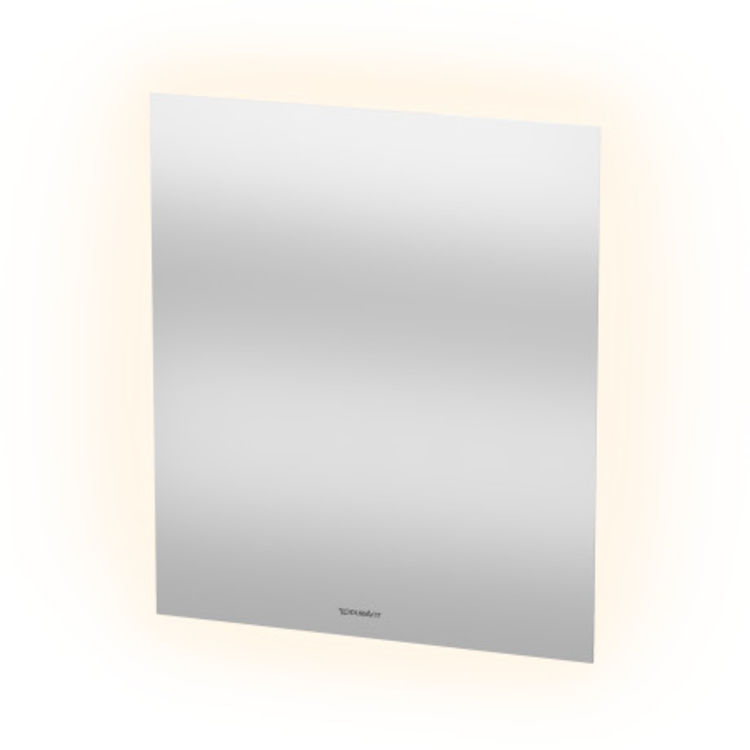 Duravit LM782500000 Light and Mirror 23-5/8" Rectangular Frameless Mirror with 49W Lighting