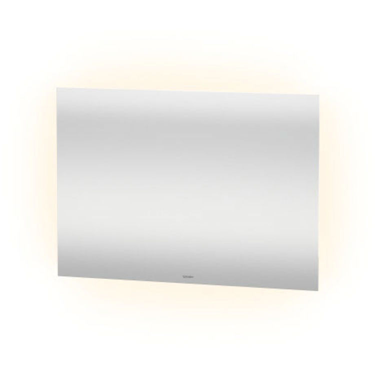 Duravit LM782700000 Light and Mirror 39-3/8" Rectangular Frameless Mirror with 74W Lighting