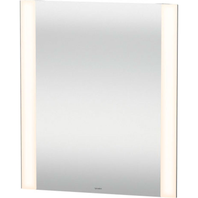 Duravit LM788500000 Light and Mirror 23-5/8" Rectangular Frameless Mirror with 39W Lighting