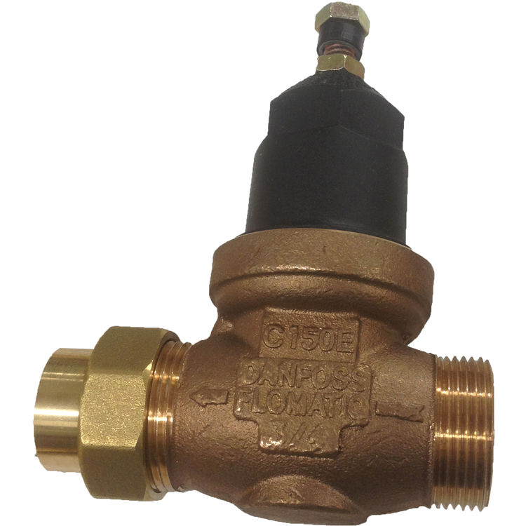 VDPRV34 DANFOSS FLOMATIC C150000E 3/4" PRESSURE REDUCING VALVE FIP DOUBLE UNION CONNECTION