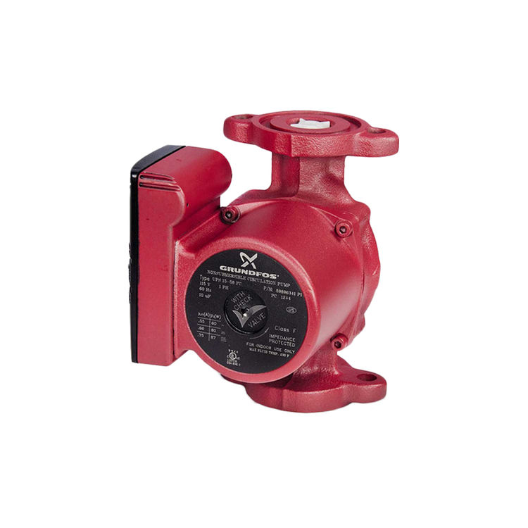 Grundfos UPS 43-44 FC 3-Phase Circulator Pump, 63 GPM, 230V, Cast Iron, Flanged - 52722515