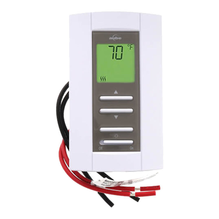 Honeywell TH114 Series, Electrical Rating of Max. 3600 W @ 240 V, 15 A Resistive Line Volt manual Thermostat for Electric Heat, White - TH114-A-240D-B