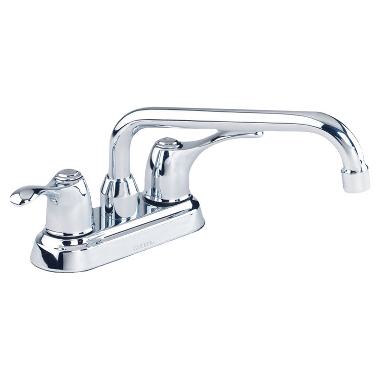 Gerber 49-274 Allerton Two Handle Laundry Faucet, Chrome