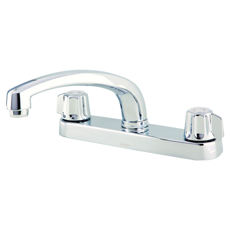 Gerber Classics Two Handle Kitchen Faucet, Chrome - 07-42-416