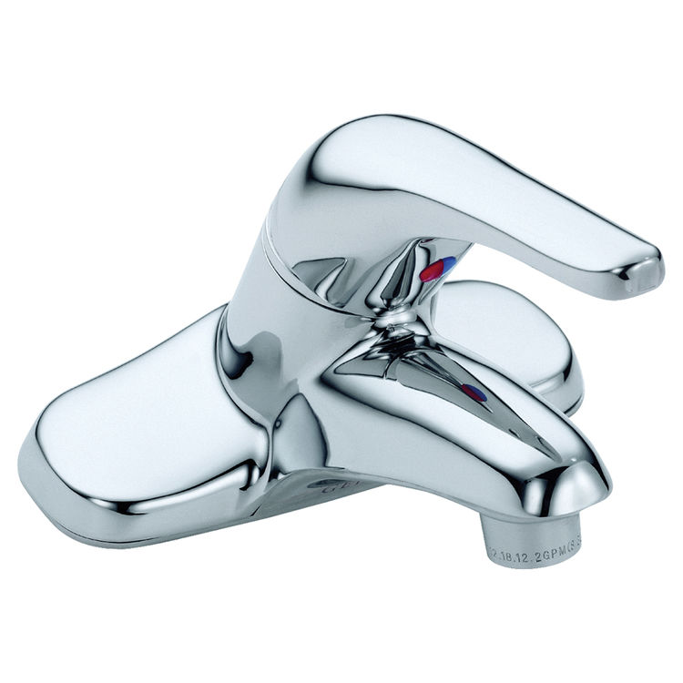 Gerber Maxwell SE One-Handle Centerset Chrome Bathroom Faucet, 1.2 GPM, Three-Hole Installation, Less Drain, Lever Handle - 40-113