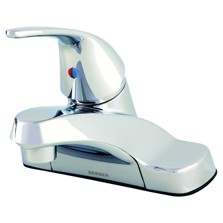 Gerber Maxwell SE One-Handle Centerset Chrome Bathroom Faucet, 1.2 GPM, Three-Hole Installation, Less Drain, Washerless Cartridge, Lever Handle - 40-113-W