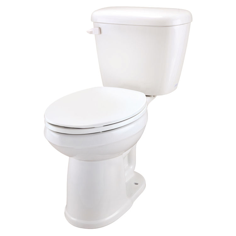 Gerber SE-21-124 Maxwell SE Two-Piece Elongated ErgoHeight Toilet, 1.6 gpf, 14" Rough-In, White