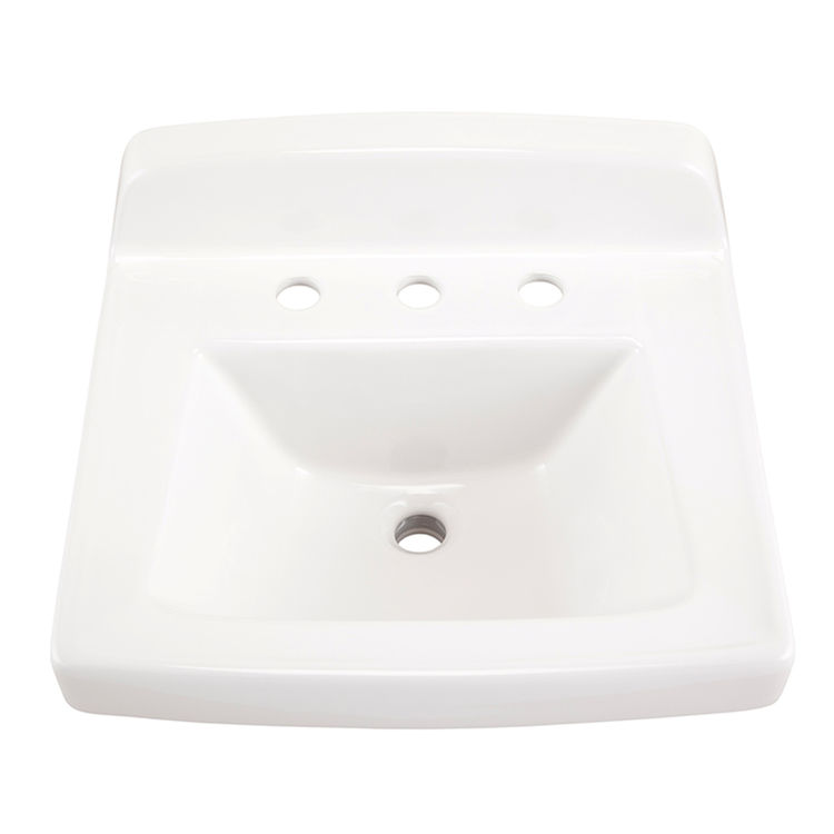 Gerber NH-12-658 Monticello 8" Faucet Centers Wall Hung Commercial Hygenic Basin