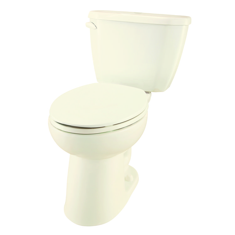 Gerber HE-21-519-09 Viper ADA Toilet Combo: HE-21-872-09 Bowl w HE-28-570-09 Tank, 1.28 gpf, Biscuit