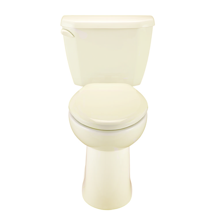 Gerber HE-21-519-25 Viper ADA Toilet Combo: HE-21-872-25 Bowl w/ HE-28-570-25 Tank, 1.28 gpf, Bone