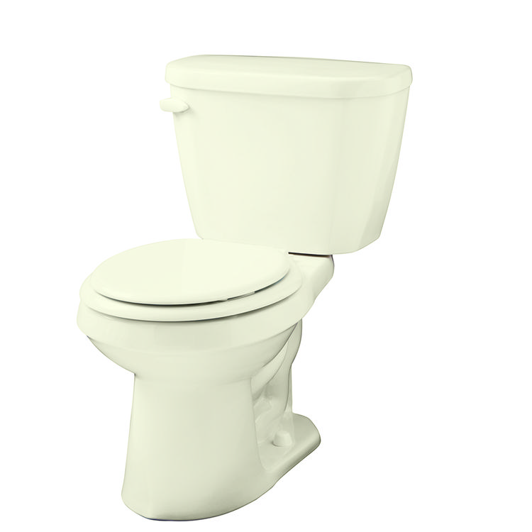 Gerber VP-21-500-09 Viper Toilet Combo: VP-21-552-09 Bowl w VP-28-595-09 Tank, 1.6 gpf, Biscuit
