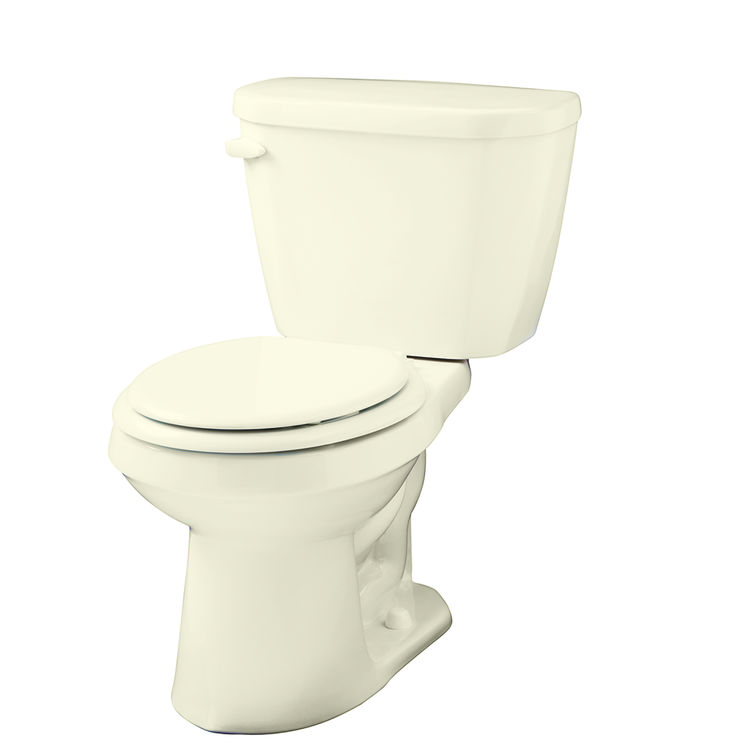 Gerber VP-21-500-25 Viper Toilet Combo: VP-21-552-25 Bowl w VP-28-595-25 Tank, 1.6 gpf, Bone