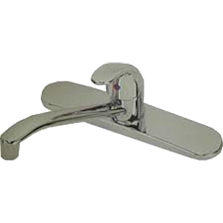 B&K Mueller Single Handle Kitchen Faucet, Chrome - 222-417L