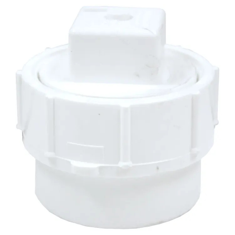 2" PVC Cleanout Adapter DWV (Drain Waste and Vent) - Hub