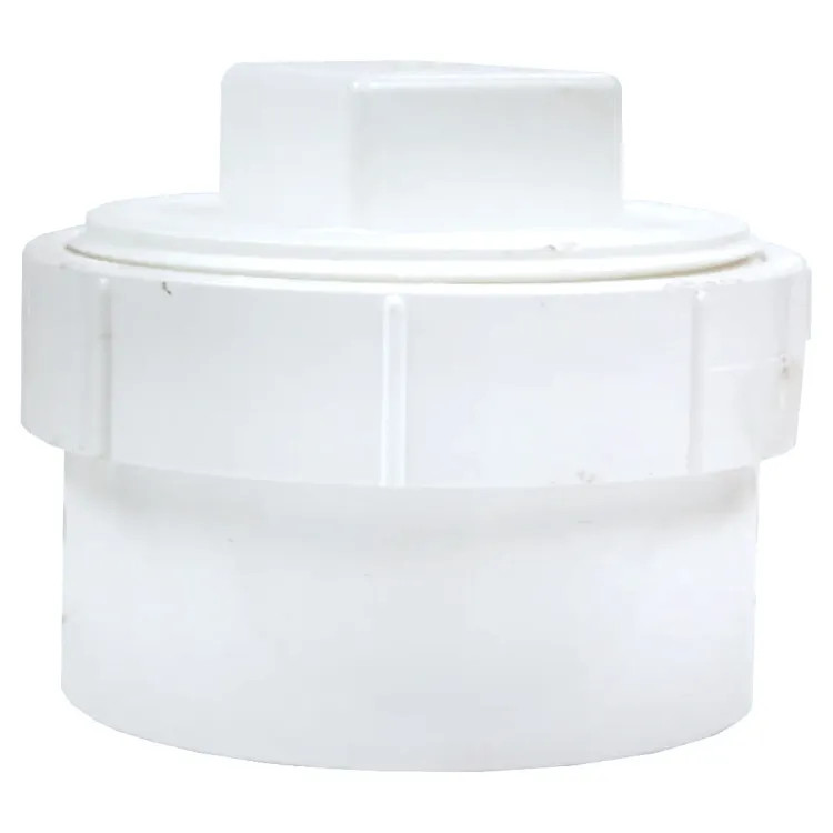 4" PVC Cleanout Adapter DWV (Drain Waste and Vent) - Hub