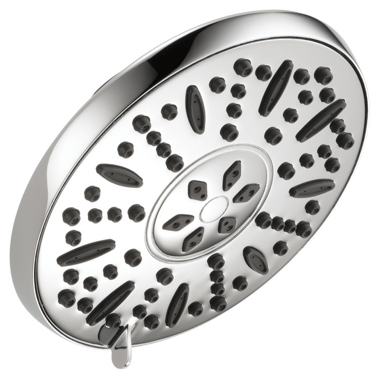 Peerless Three-Function Wall Mount Round Shower Head, 1/2in IPS Connection, 1.75 GPM, WaterSense, Chrome - 76367