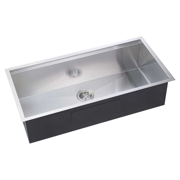 Lenova SS-LE-38 38" Satin Big Single-Bowl Ledge Sink