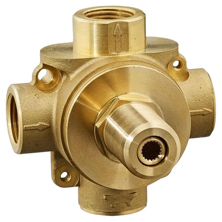 American Standard R433 3-Way Diverter Rough-In Valve, 1/2" NPT, Discrete