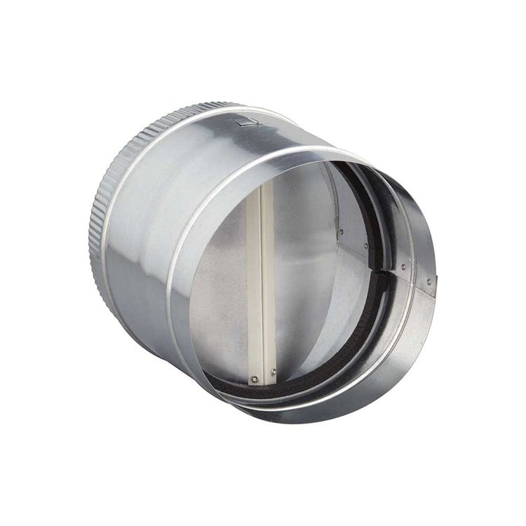 Broan-NuTone 8-Inch Round Inline Damper for Horizontal and Vertical Discharge Applications - 438