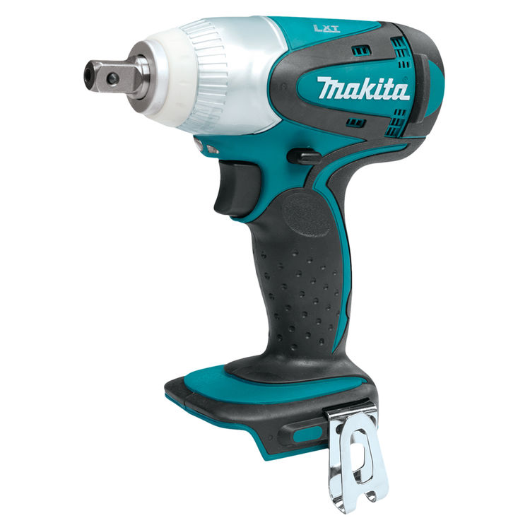 Makita 18V LXT Lithium-Ion Cordless 1/2" Sq. Drive Impact Wrench, 0-2100 RPM, 0-3200 IPM, 170 ft-lbs Fastening Torque - XWT05Z