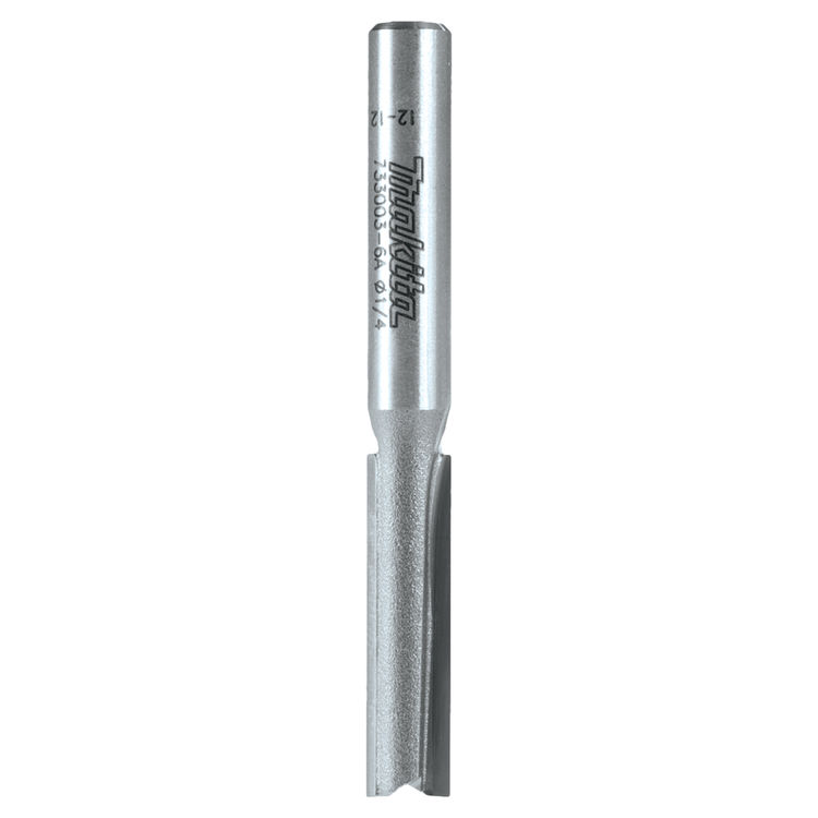 Makita 5/16" Straight, 2 Flute, C.T. Router Bit, 1" Cut with 1/4" Shank for Routers - 733003-8A