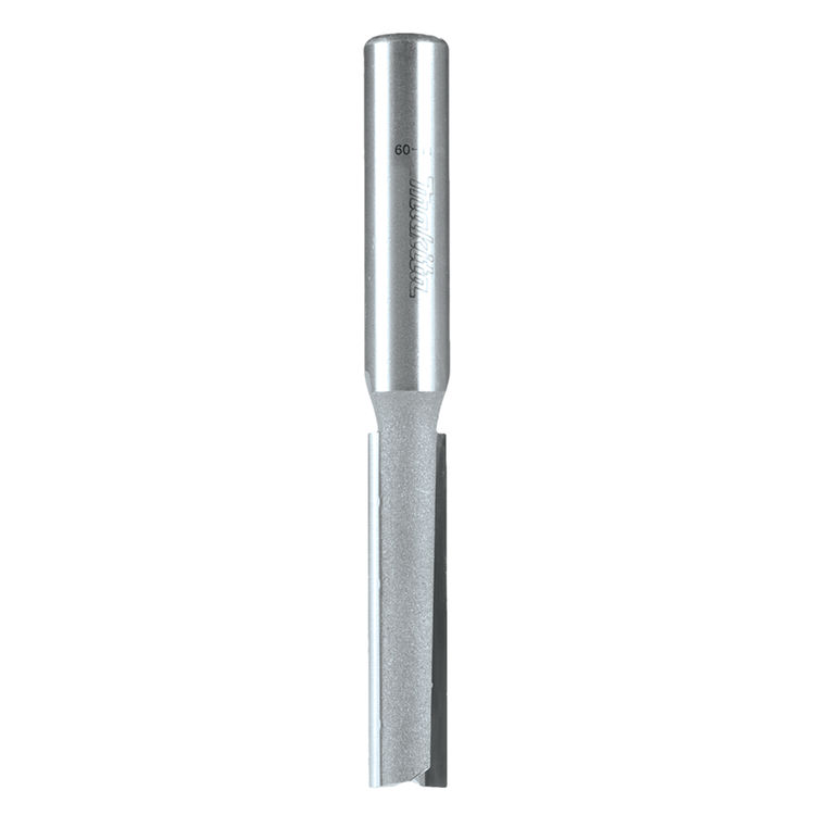 Makita 1/2" Straight 2-Flute Router Bit with 1-1/2" Carbide-Tipped Cutting Edge, 1/2" Shank - 733005-8A