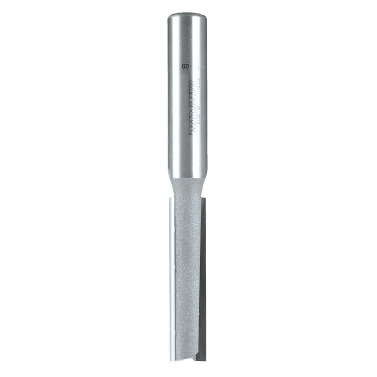 Makita 3/4" Straight, 2 Flute, C.T. Router Bit, 1-1/4" Cut with 1/2" Shank for Routers  - 733006-4A