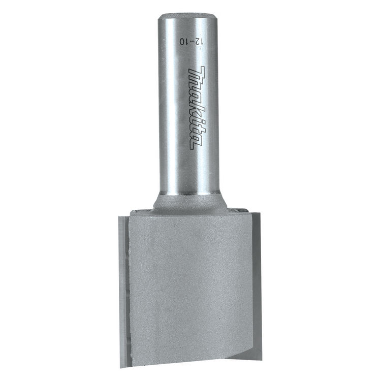 Makita 1" Straight, 2 Flute, C.T. Router Bit, 1-1/4" Cut with 1/2" Shank - 733006-8A