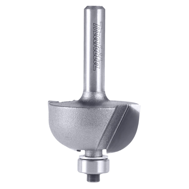 Makita Router Bit 1/2" Cove, 2 Flute, 1/4" SH, C.T. - 733123-0A 