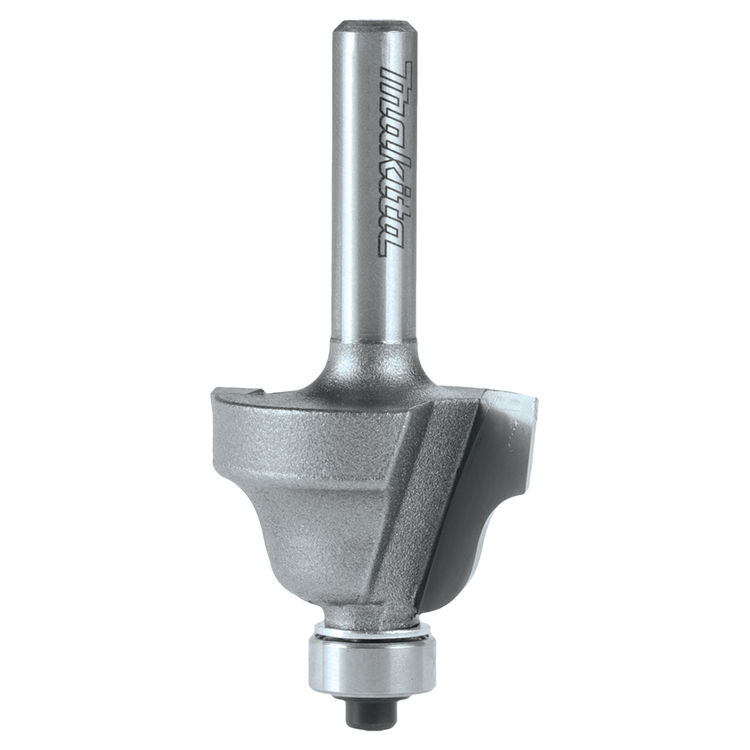 Makita Router Bit 1/4" R. Ogee, 2 Flute, 1/4" SH, C.T. - 733123-4A 