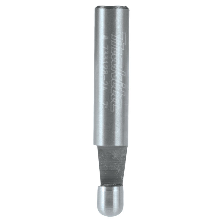 Makita Solid Carbide Router Bit, 7 Bevel Trim, 1/4" SH - 733128-2A 