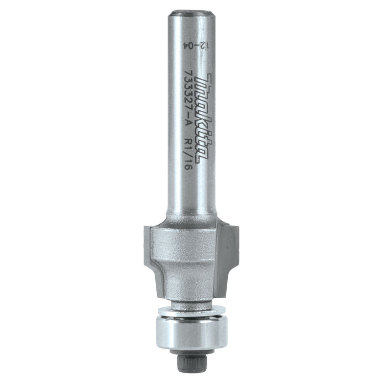 Makita No File Trim Router Bit, 1/4" Shank, C.T. - 733327-A 