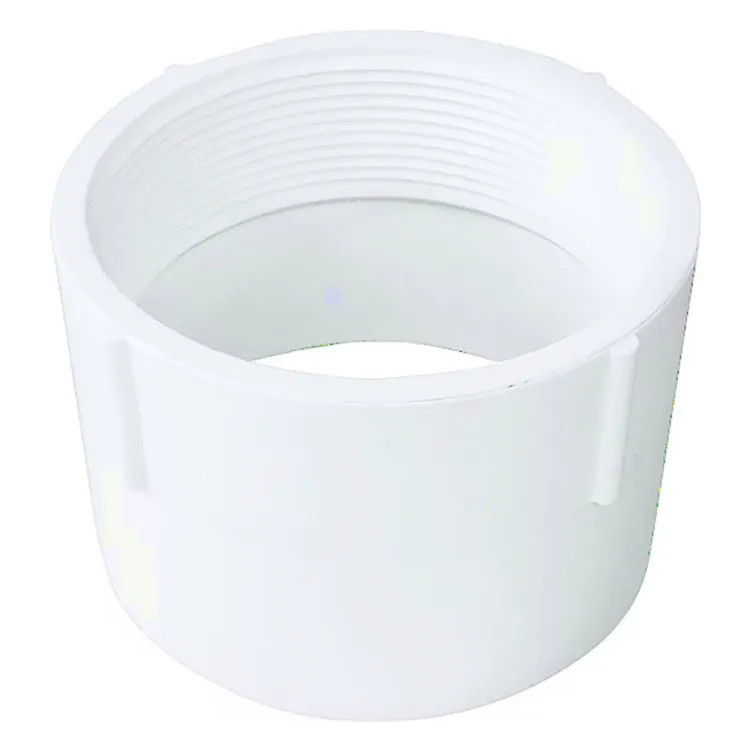 6" PVC Female Adapter DWV (Drain Waste and Vent) - FPT x Hub