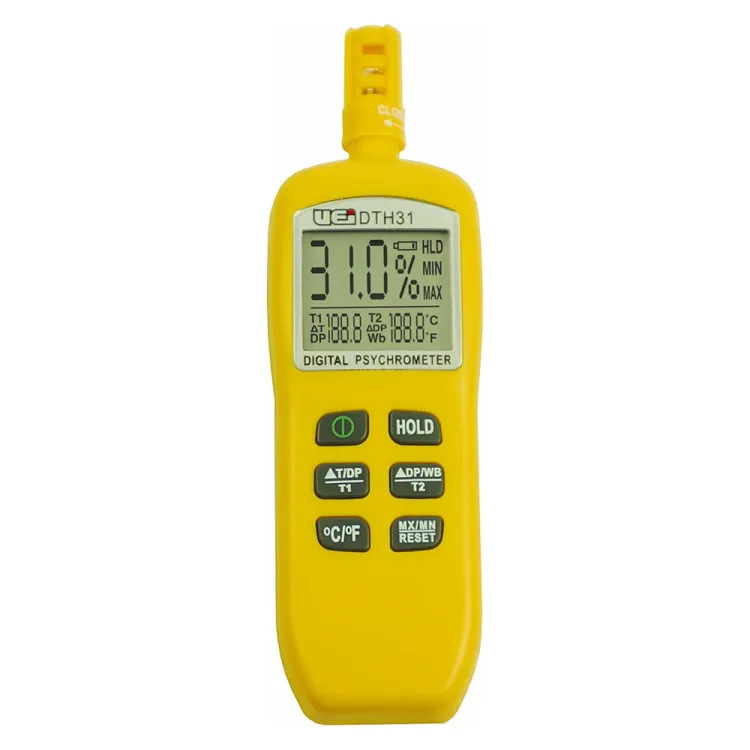 UEI Thermo Hygrometer with Wet Bulb Temperature Digital Psychrometer - DTH31 