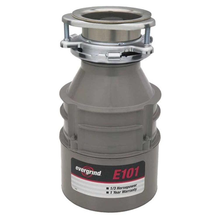 InSinkErator Evergrind 1/3 HP Garbage Disposal - Cord Not Included -  InSinkErator E101