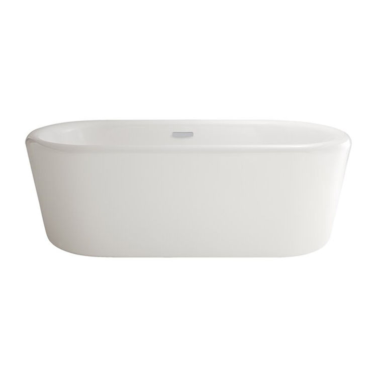 American Standard 2767.034.020 Kipling 69" Acrylic Freestanding Soaker Bathtub, White