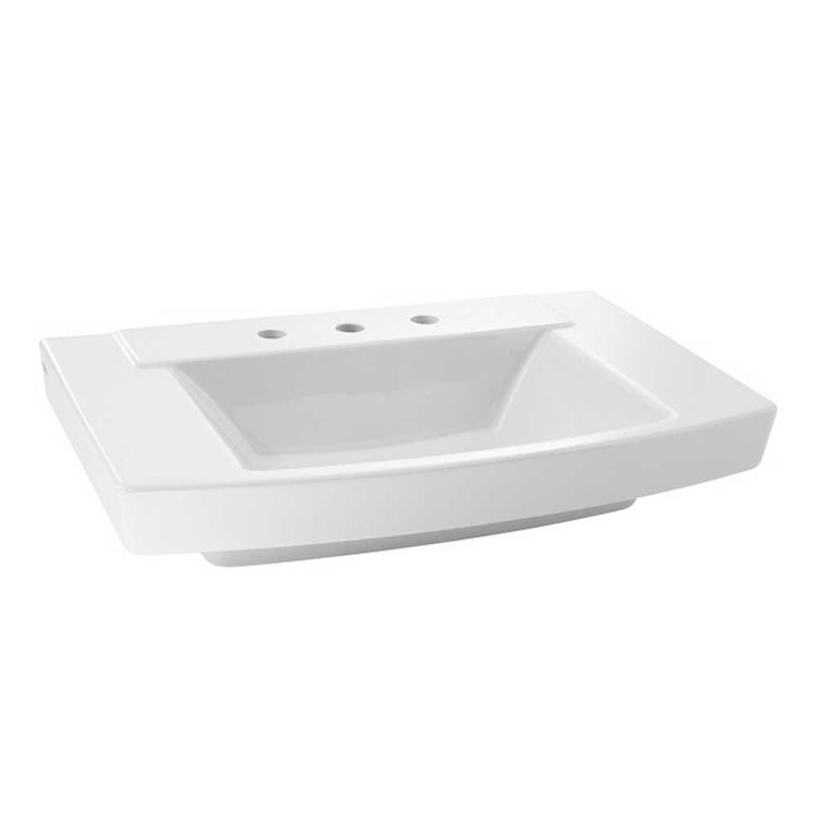 American Standard Townsend Above Counter Lavatory Sink, 8in Centers, White - 0329.008.020