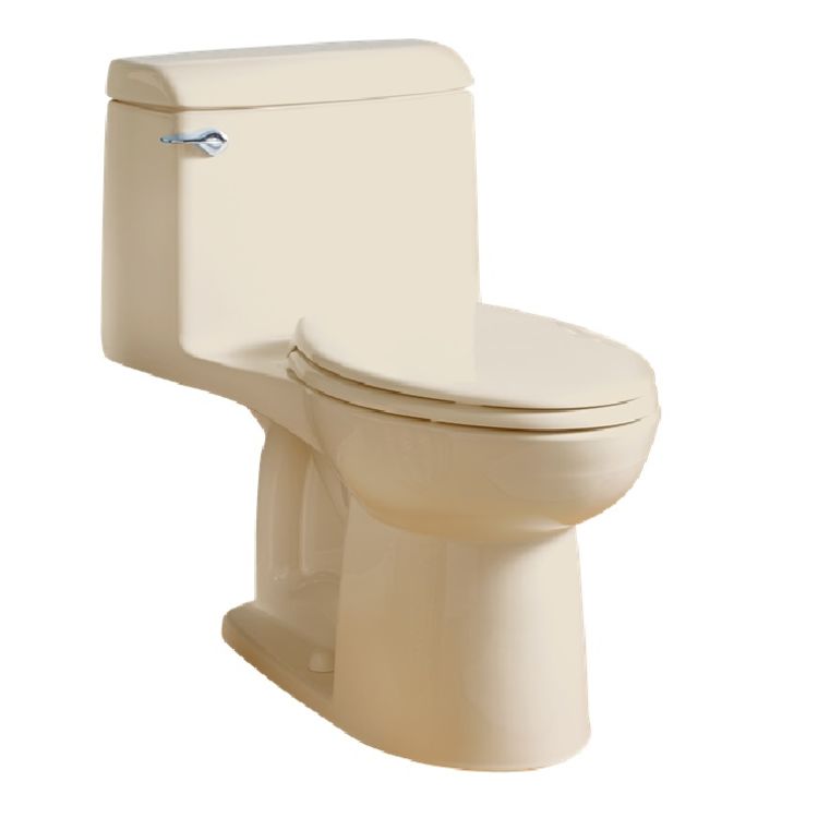American Standard Champion 4 One-Piece Toilet w/ Seat, Elongated, Right Height, 1.6 GPF, Bone - 2034.314.021