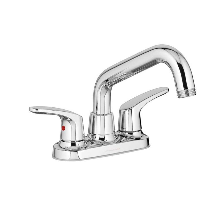 American Standard 7074.240.002 Colony PRO 2-Handle Laundry Faucet, Threaded Spout, Chrome
