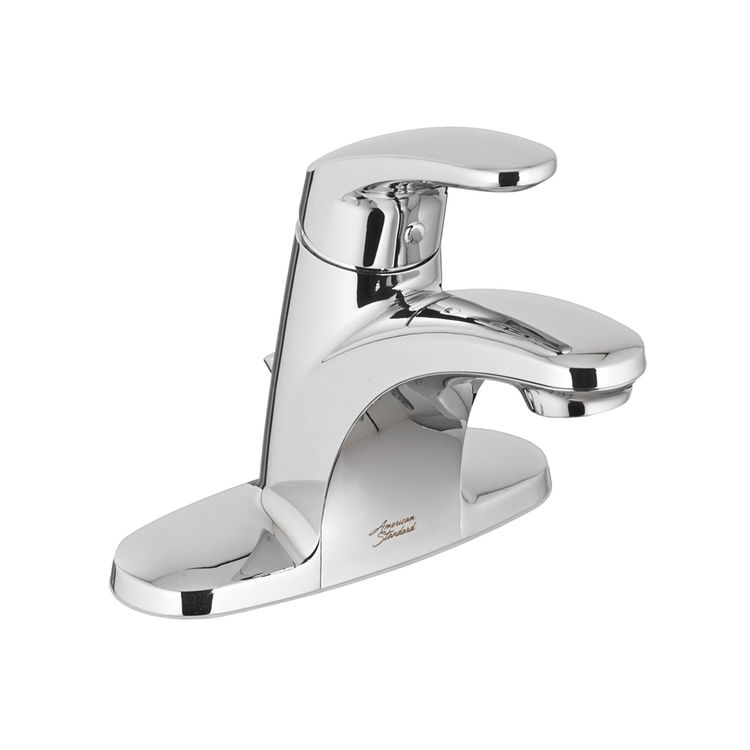  American Standard Colony PRO 4" Centerset Bathroom Faucet with 50/50 Pop-up Drain, 1.2 GPM, WaterSense, ADA, Polished Chrome - 7075002.002