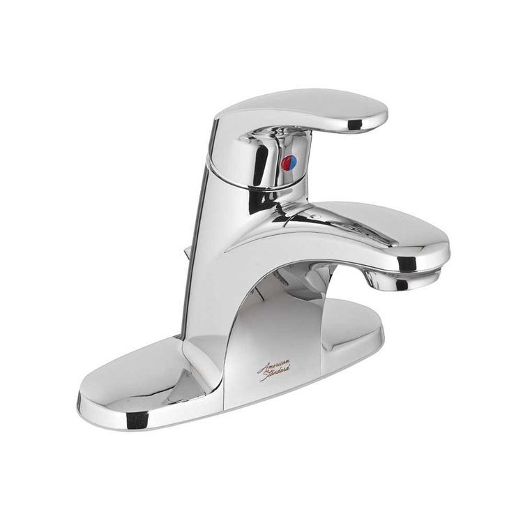 American Standard Colony PRO Single Lever Handle Chrome Centerset Lavatory Faucet with Memory Position Valving, 0.5 GPM, Less Drain - 7075.055.002