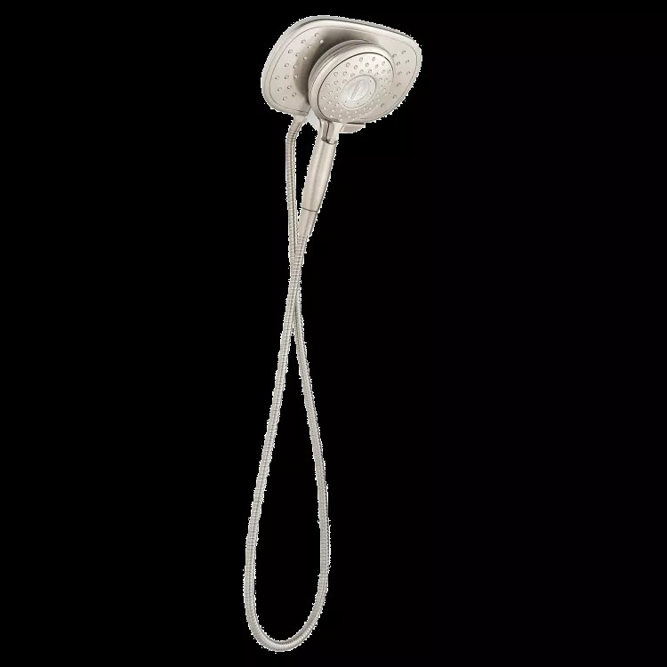 American Standard Spectra Duo 2-in-1 Showerhead, 4-Function, WaterSense, 1.8 GPM, Brushed Nickel - 9038.254.295