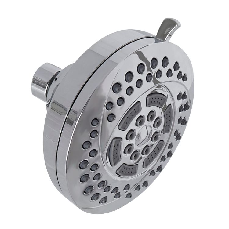 American Standard Hydrofocus 6-Function Fixed Showerhead, 2.0 GPM, with Pressure Compensating Flow Control, Polished Chrome - 1660.206.002