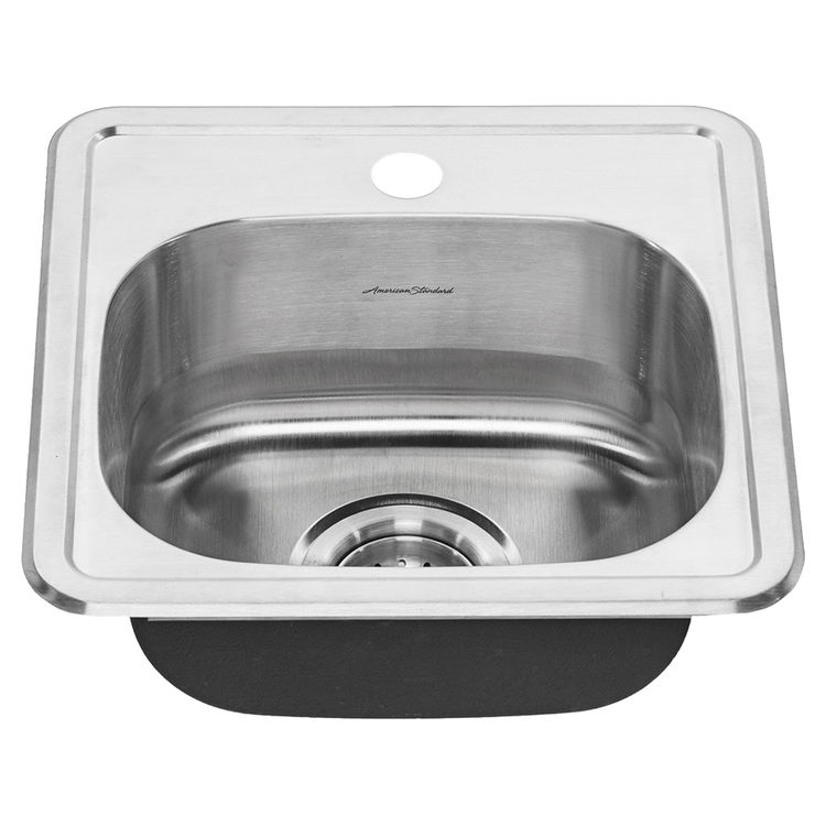 American Standard 22SB.6151511S.075 Colony 15" x 15" ADA Kitchen Sink, Stainless Steel