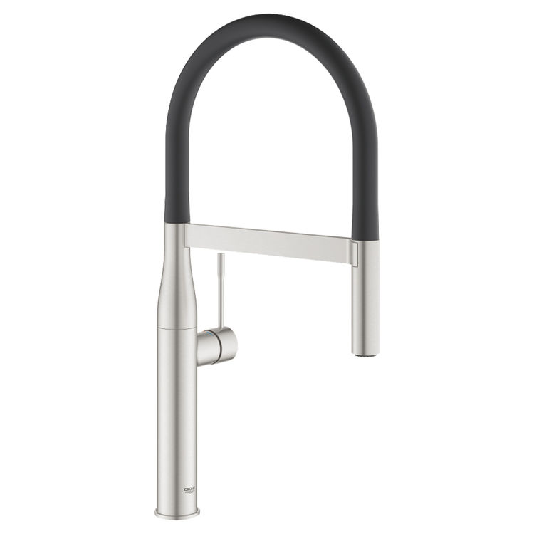 Grohe Essence Professional Single-Handle Kitchen Faucet, SuperSteel Infinity Finish - 30295DC0
