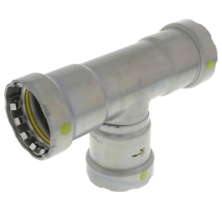 Viega 25316 MegaPressG 1-1/4" Stainless Tee