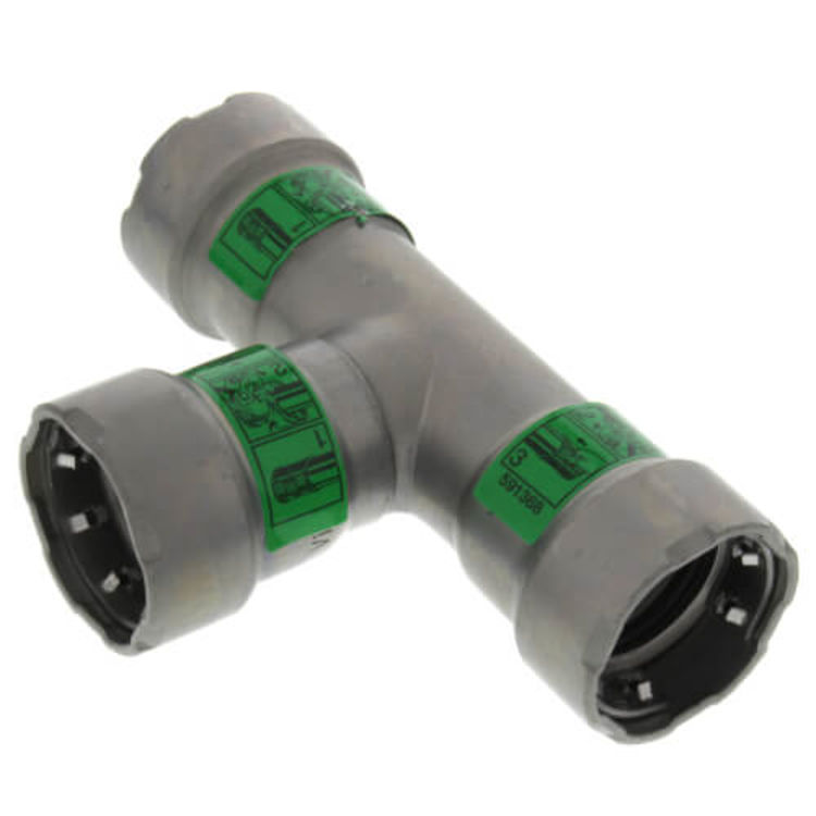 Viega 25376 MegaPressG 1-1/2"x1-1/2"x1-1/4" Tee
