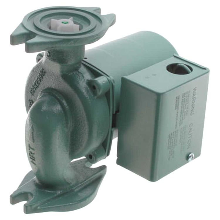Taco 3-Speed Circulator Pump with Integral Flow Check, 1/20 HP, 18 GPM, 115V, 17' Max Head, Cast Iron, Flange - 0015-MSF3-IFC