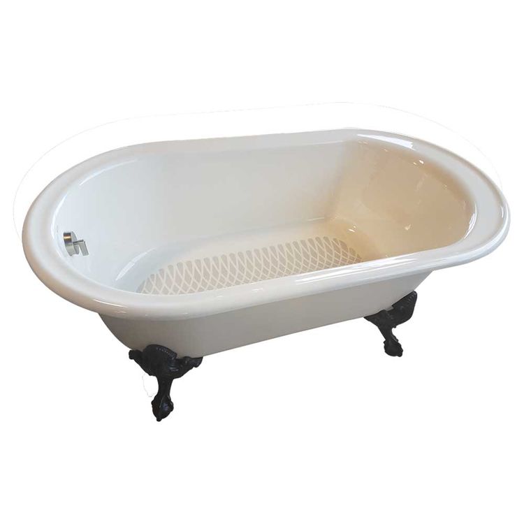 KOHLER K-710-B-96 Iron Works 66" x 36" Freestanding Oval Bath, Biscuit