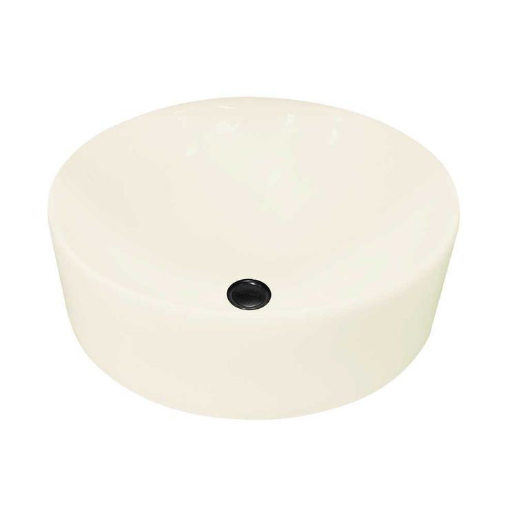 KOHLER K-14800-96 Vox Round Vessel Bathroom Sink, Biscuit